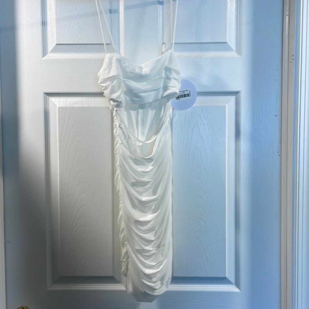 Princess Polly Courtney mini dress white size 0